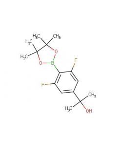 Astatech 2-(3,5-DIFLUORO-4-(4,4,5,5-TETRAMETHYL-1,3,2-DIOXABOROLAN-2-YL)PHENYL)PROPAN-2-OL; 0.25G; Purity 95%; MDL-MFCD31556775